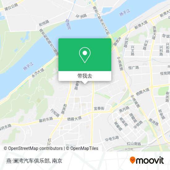 燕·澜湾汽车俱乐部地图