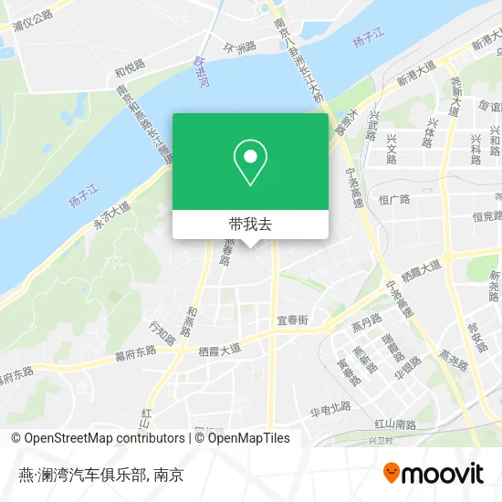 燕·澜湾汽车俱乐部地图