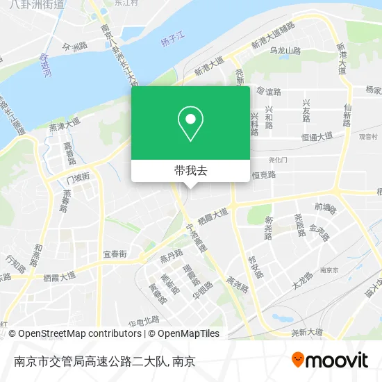 南京市交管局高速公路二大队地图