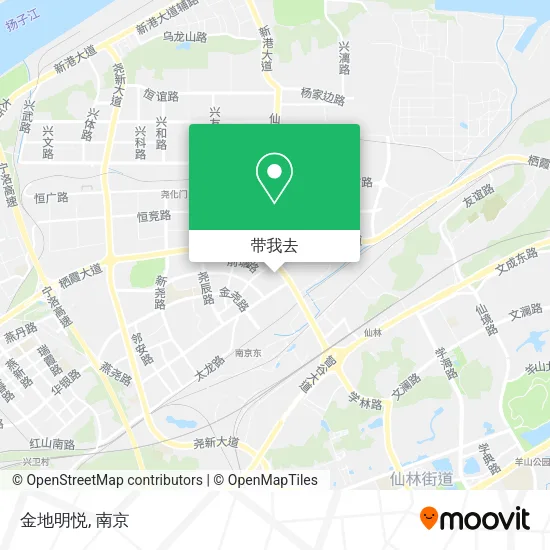 金地明悦地图