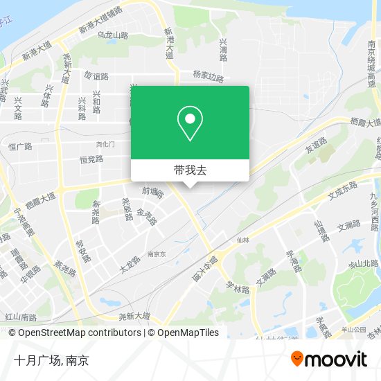 十月广场地图