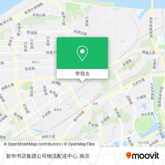 新华书店集团公司物流配送中心地图