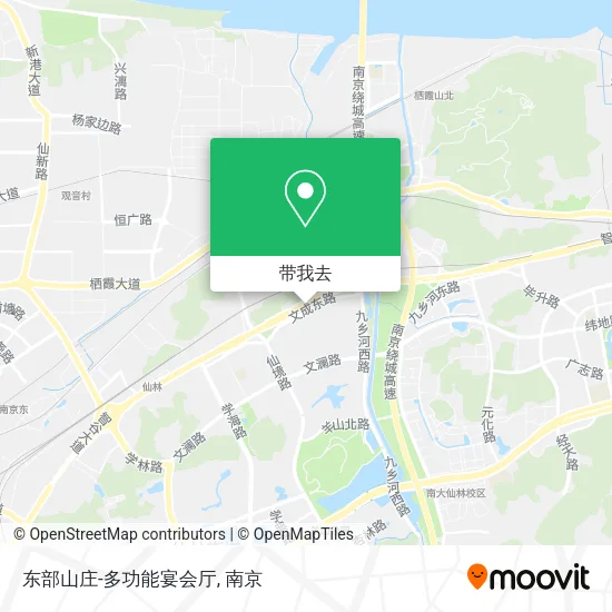 东部山庄-多功能宴会厅地图