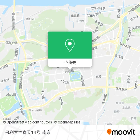 保利罗兰春天14号地图