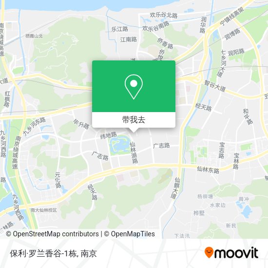 保利·罗兰香谷-1栋地图