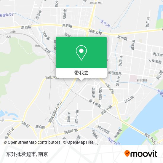 东升批发超市地图