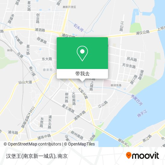 汉堡王(南京新一城店)地图