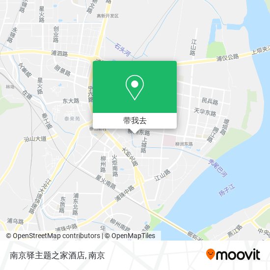 南京驿主题之家酒店地图