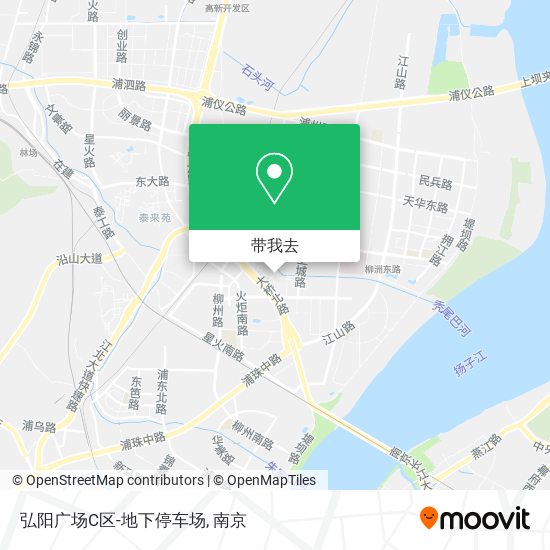 弘阳广场C区-地下停车场地图