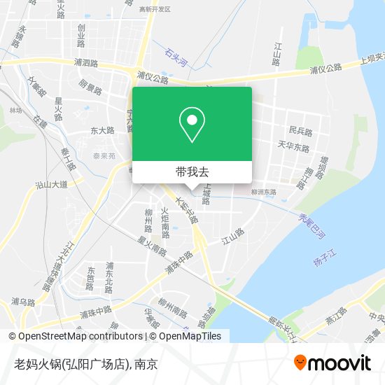 老妈火锅(弘阳广场店)地图