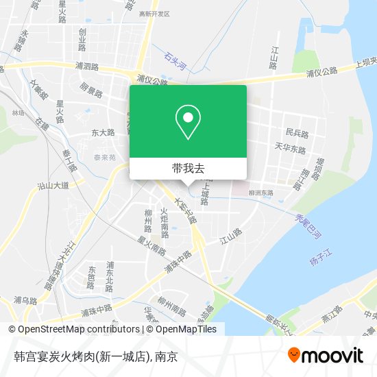韩宫宴炭火烤肉(新一城店)地图