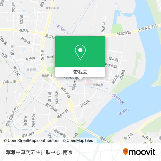 萃雅中草药养生护肤中心地图