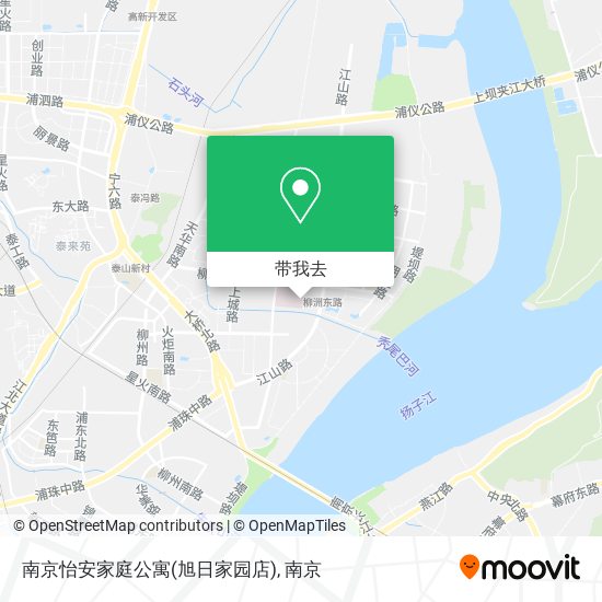 南京怡安家庭公寓(旭日家园店)地图