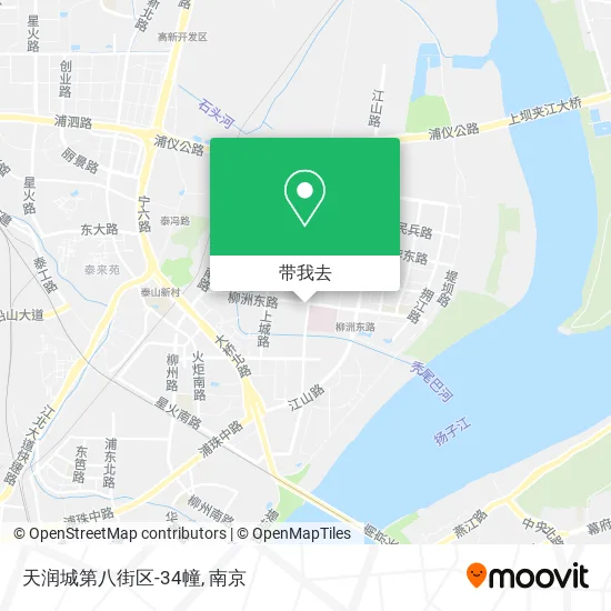 天润城第八街区-34幢地图