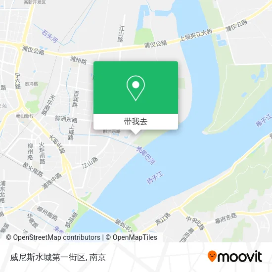 威尼斯水城第一街区地图