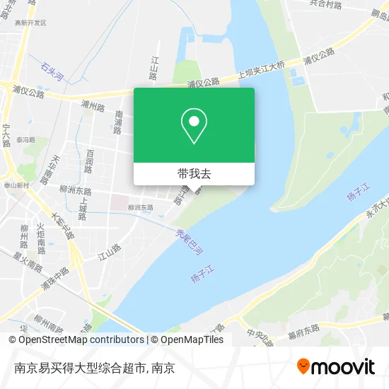 南京易买得大型综合超市地图
