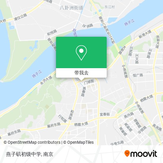 燕子矶初级中学地图
