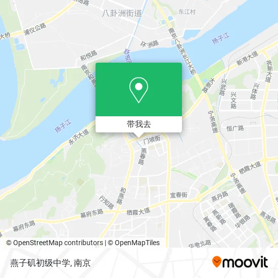 燕子矶初级中学地图