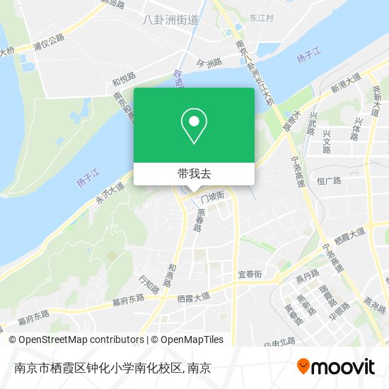 南京市栖霞区钟化小学南化校区地图