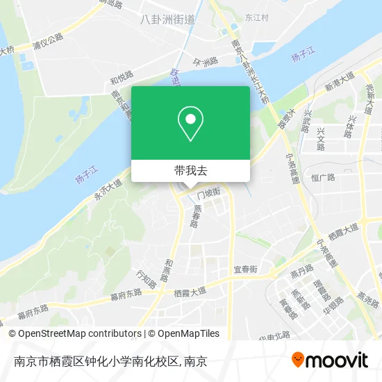 南京市栖霞区钟化小学南化校区地图