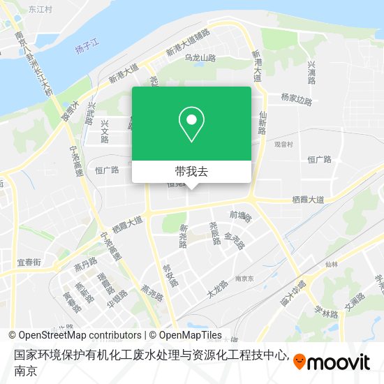 国家环境保护有机化工废水处理与资源化工程技中心地图