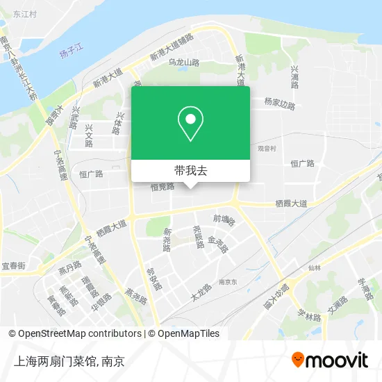 上海两扇门菜馆地图