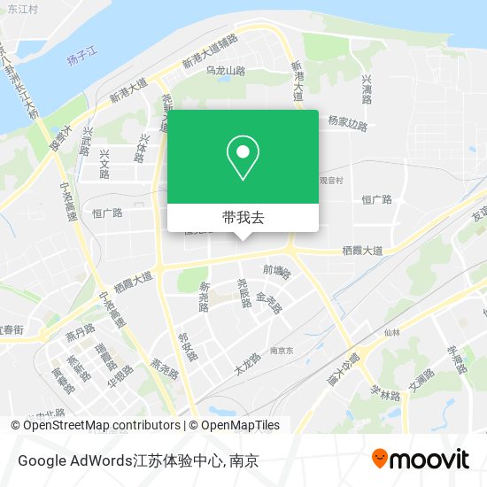 Google AdWords江苏体验中心地图