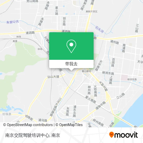 南京交院驾驶培训中心地图