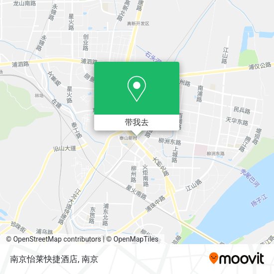 南京怡莱快捷酒店地图
