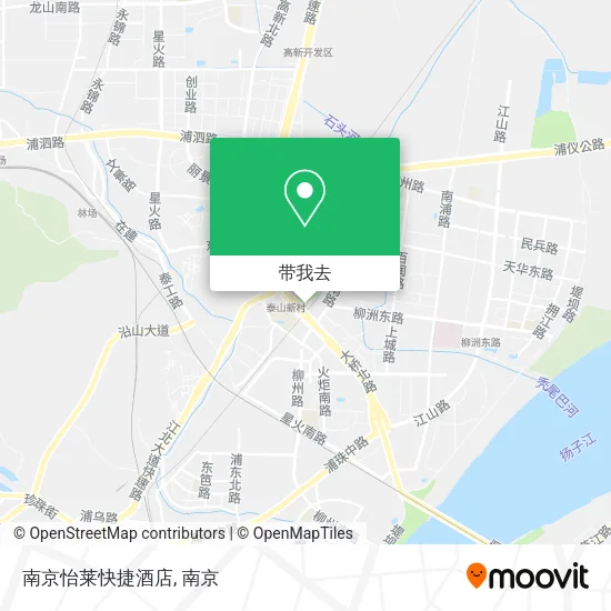 南京怡莱快捷酒店地图