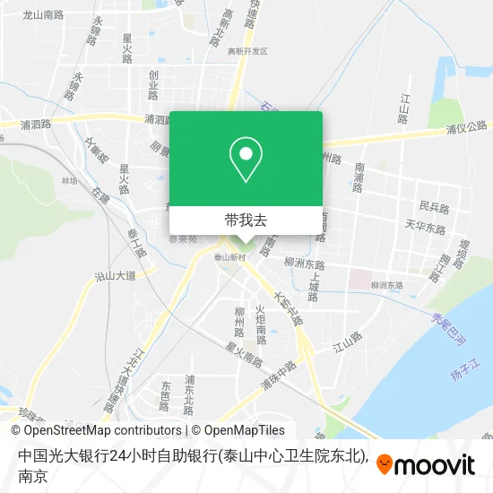 中国光大银行24小时自助银行(泰山中心卫生院东北)地图