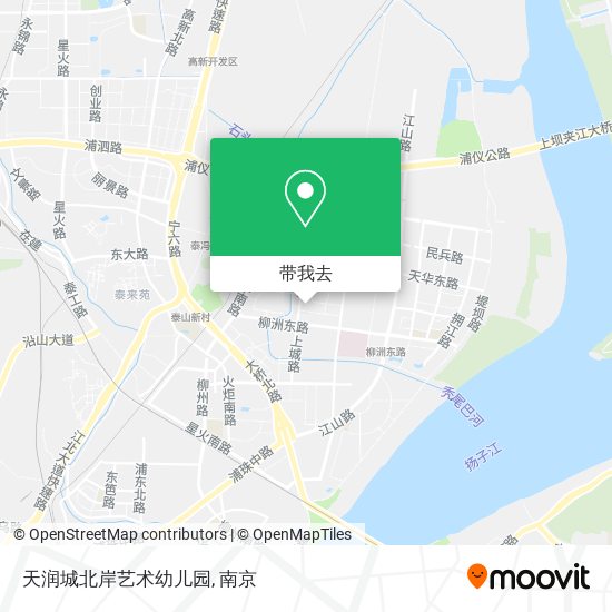 天润城北岸艺术幼儿园地图