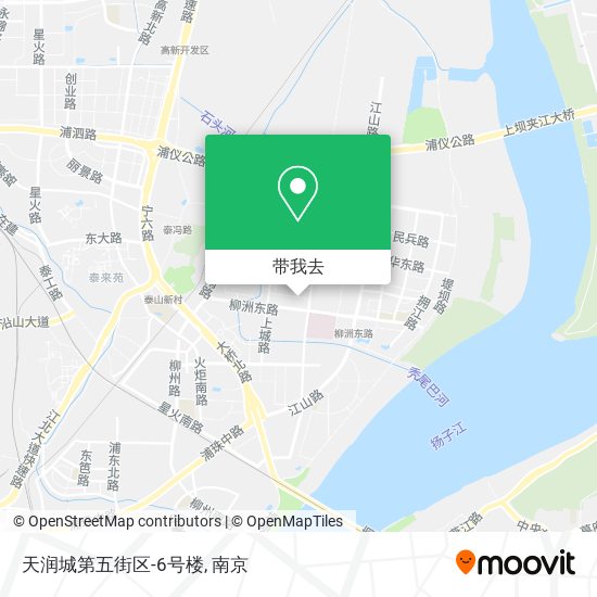 天润城第五街区-6号楼地图
