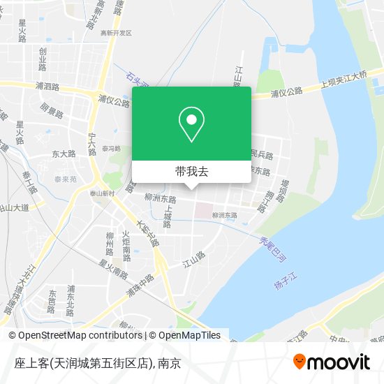 座上客(天润城第五街区店)地图