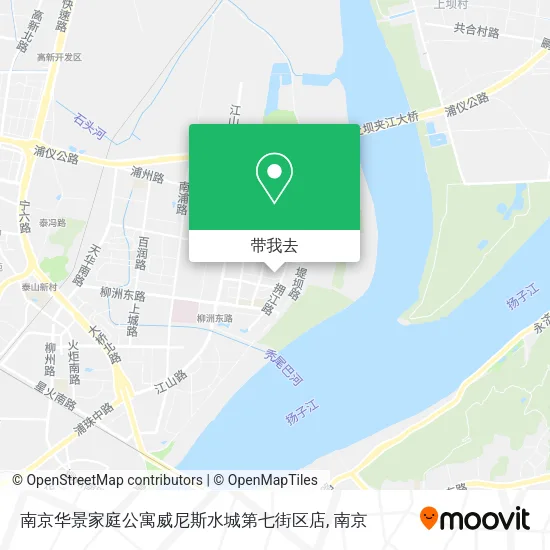 南京华景家庭公寓威尼斯水城第七街区店地图