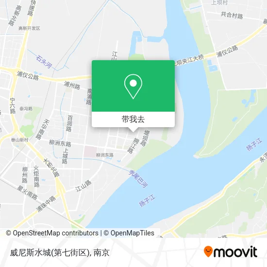 威尼斯水城(第七街区)地图