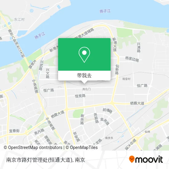 南京市路灯管理处(恒通大道)地图
