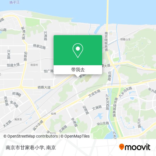 南京市甘家巷小学地图