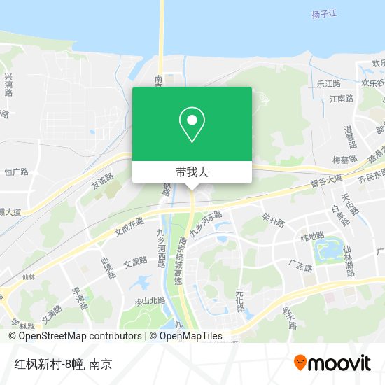 红枫新村-8幢地图