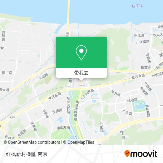 红枫新村-8幢地图