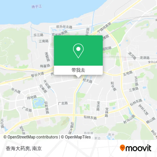 香海大药房地图