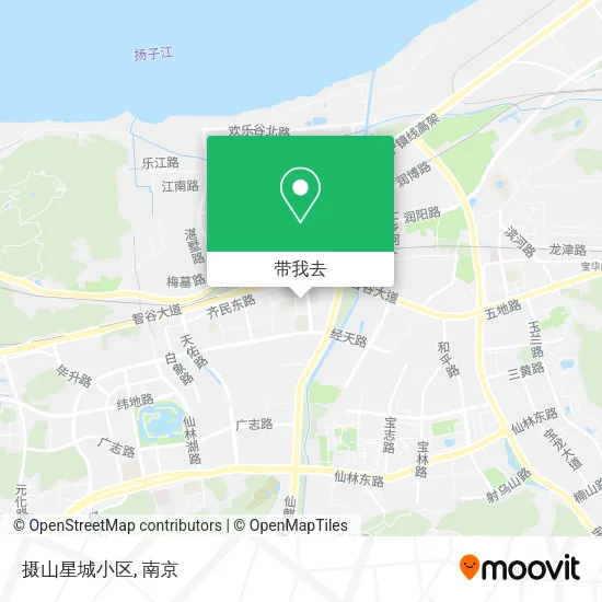 摄山星城小区地图