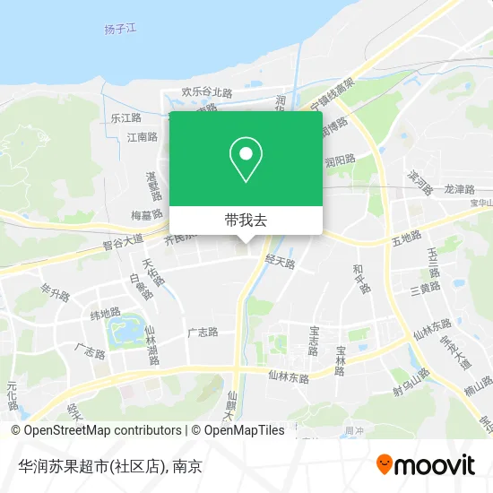 华润苏果超市(社区店)地图