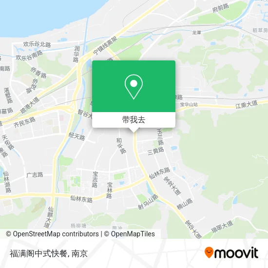 福满阁中式快餐地图