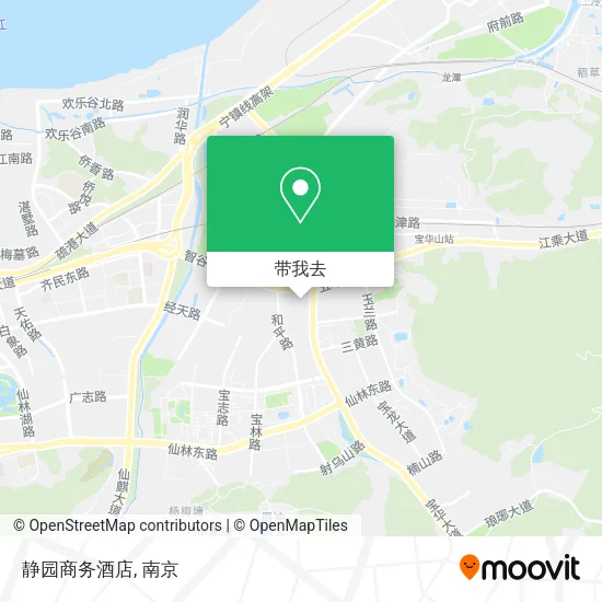 静园商务酒店地图