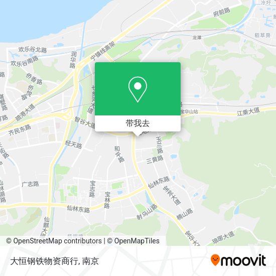 大恒钢铁物资商行地图