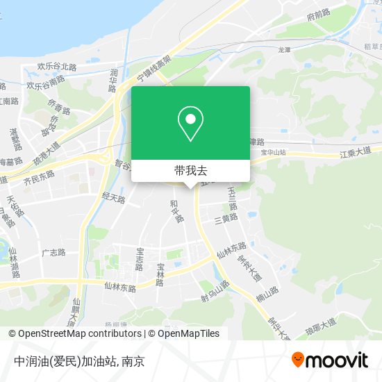 中润油(爱民)加油站地图
