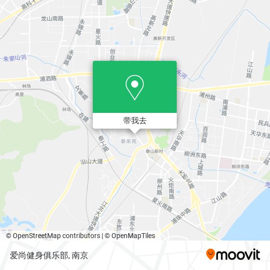 爱尚健身俱乐部地图