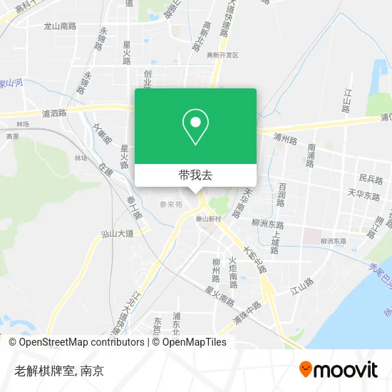 老解棋牌室地图
