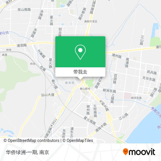 华侨绿洲-一期地图